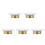 5Pcs Wall-Mounted Fire Sprinkler Cover Plate For Ceiling Protection 7
