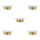 5Pcs Wall-Mounted Fire Sprinkler Cover Plate For Ceiling Protection 9