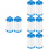 8 Pcs Shower Head Filter For Washing Machine Water Tap 8