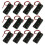 24 Pcs  Wired 2 X 1.5v Aa Battery Holder Plastic Case 8