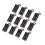 24 Pcs  Wired 2 X 1.5v Aa Battery Holder Plastic Case 2