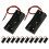 24 Pcs  Wired 2 X 1.5v Aa Battery Holder Plastic Case 9