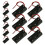 24 Pcs  Wired 2 X 1.5v Aa Battery Holder Plastic Case 1