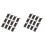 24 Pcs  Wired 2 X 1.5v Aa Battery Holder Plastic Case 10