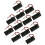 24 Pcs  Wired 2 X 1.5v Aa Battery Holder Plastic Case 6