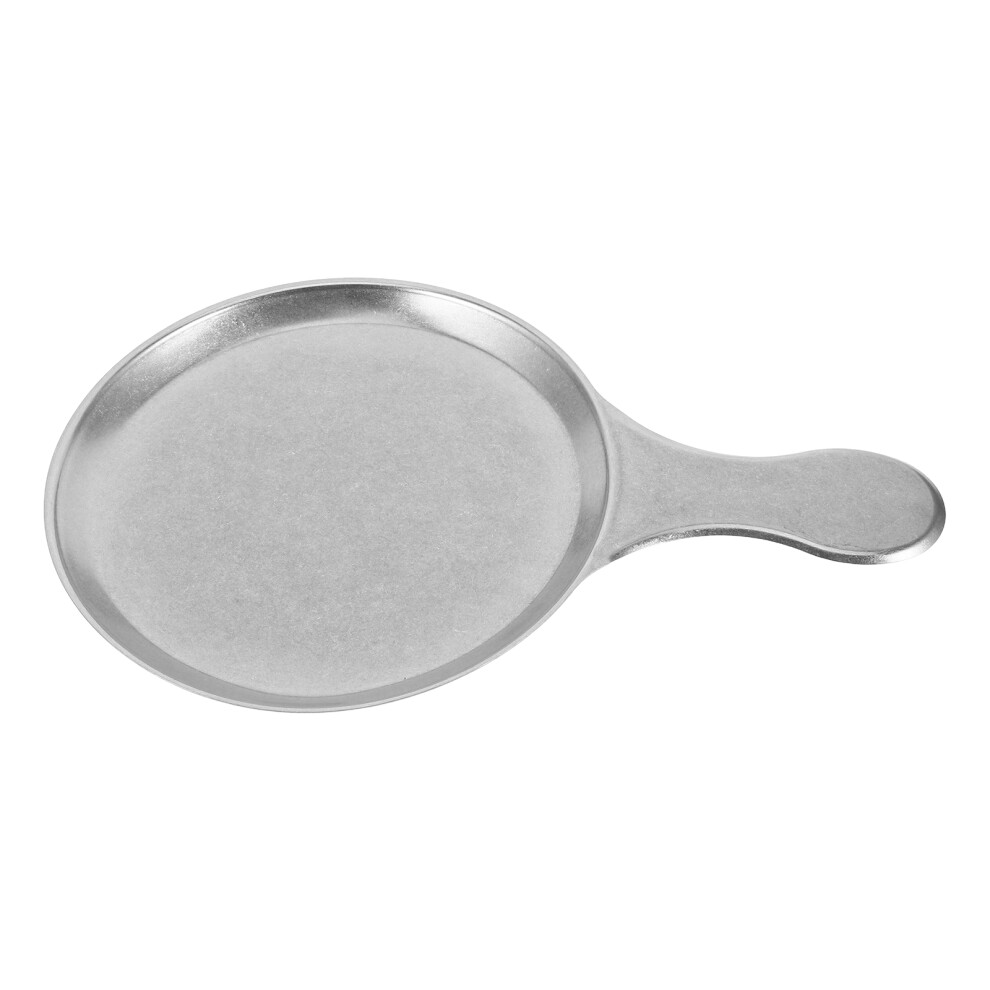 2Pcs Retro Stainless Steel Round Grill Platter With Handle-image-OPC-PKXZRJ7-NEW