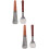 4 Pcs Stainless Steel Ice Cream And Fruit Scoops 7