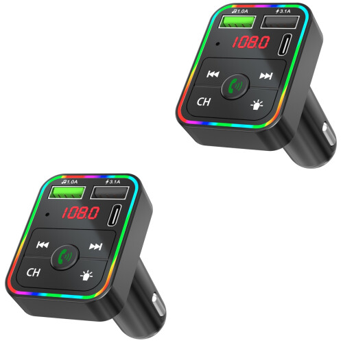 2pcs Wireless Car Stereo With Wireless Music Player 2
