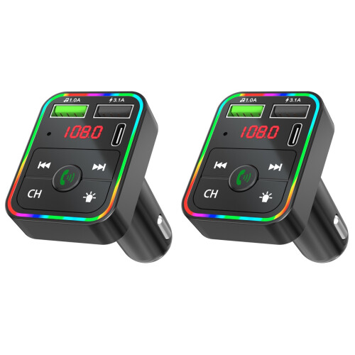 2pcs Wireless Car Stereo With Wireless Music Player 1