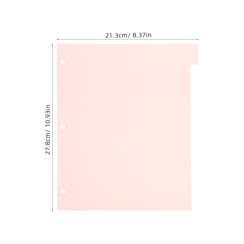 3 Count Notebook Tabs Binder Divider School Dividers For Binders 2