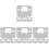 4 Pcs Striking Plate For Door Strike Reinforcement Security Plates 2