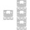 4 Pcs Striking Plate For Door Strike Reinforcement Security Plates 6