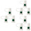 3 Pieces Covers Drinking Straw Dust-Proof Tips Lids Silicone Plug 6