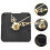 5Sets Durable Plastic Clock Mechanism with Hands DIY Replacement Kit 5