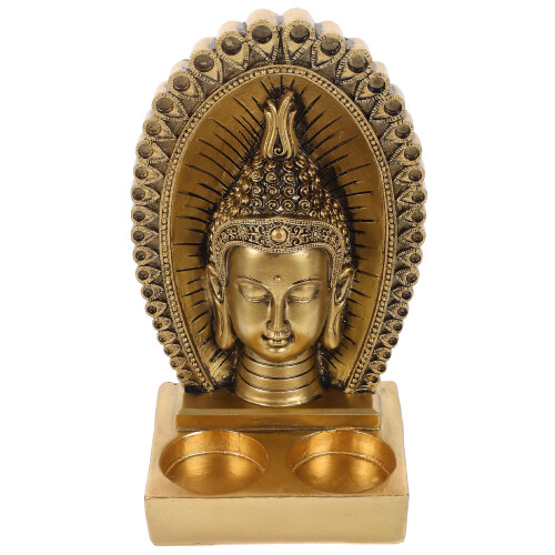 3Pcs Resin Buddhism Candle Holder For Tea Light 2