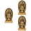 3Pcs Resin Buddhism Candle Holder For Tea Light 8