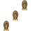 3Pcs Resin Buddhism Candle Holder For Tea Light 7