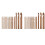30 Pcs Carbonized Bamboo Crochet Hooks Set Knitting Woven Needle 2
