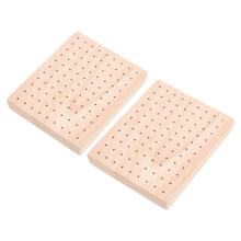 10 Pcs Pottery Clay Doll Diy Base Doll Wood Displaying Stand