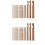 30 Pcs Carbonized Bamboo Crochet Hooks Set Knitting Woven Needle 5