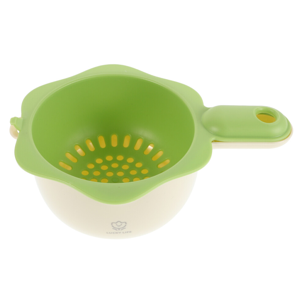 Cute Handle Flower Drain Basket Plastic Fruit Vegetable Strainer-image-OPC-PKXZRZV-NEW