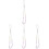 4 Pack Hanging Plaques Pearl Phone Lanyard Pendant 9