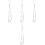 4 Pack Hanging Plaques Pearl Phone Lanyard Pendant 10