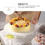 2 Pcs Ceramic Cake Stand Baking Tray Fruit Display Holder White 7