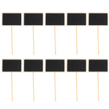 3 Board Sign Mini Chalkboard Table Tent Signs Garden Makers