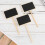 3 Board Sign Mini Chalkboard Table Tent Signs Garden Makers 11