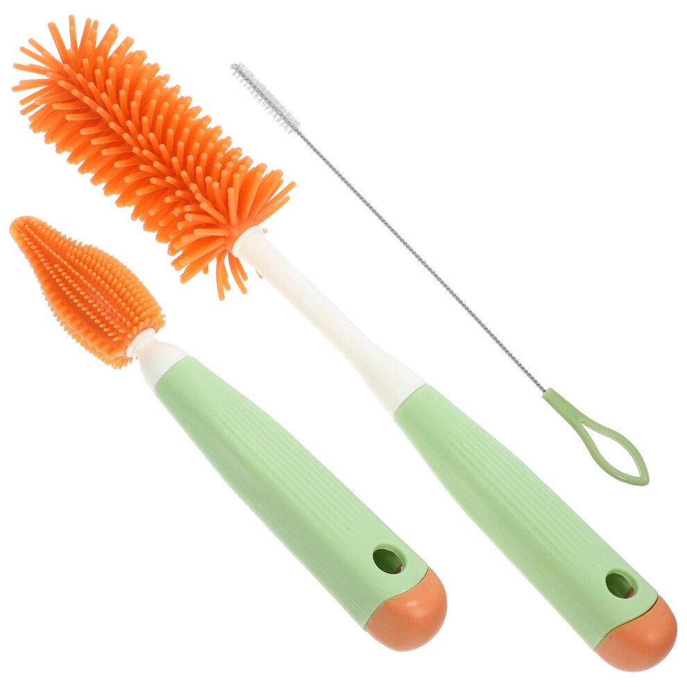 Totority 2 Pack Multi Functional Cup Brush Small Bottle Brushes For Cleaning