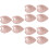 12Pièces Accessoires Table Rose Repose-Baguettes Céramique Pour Dîner 6