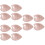 12Pièces Accessoires Table Rose Repose-Baguettes Céramique Pour Dîner 7