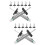 16 Pcs Car Tire Tread Depth Gauge 0-25mm 9