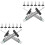 16 Pcs Car Tire Tread Depth Gauge 0-25mm 5