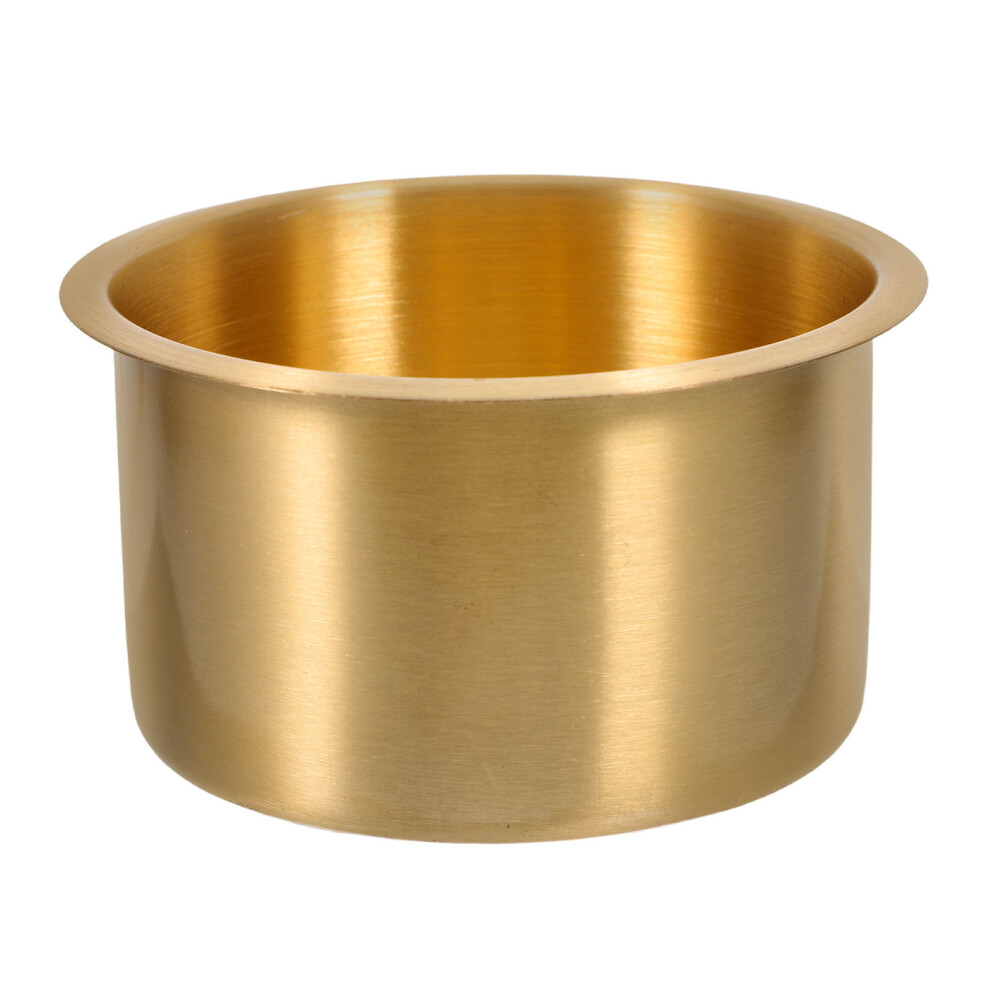 5Pcs Cup Holder Copper Drink Rv Boat Recessed Drop Car Vehicle Golden 032297170845