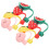 8Pcs Cartoon Fruit Silicone Straw Tips Cover Reusable Drinking Plugs 10