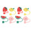 8Pcs Cartoon Fruit Silicone Straw Tips Cover Reusable Drinking Plugs 4