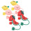 8Pcs Cartoon Fruit Silicone Straw Tips Cover Reusable Drinking Plugs 1