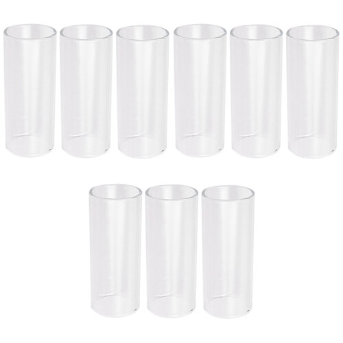 9 Pcs  Pretty Guitar Slides Medium Bottleneck Glass Guitar Slides 2