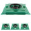 4 Sets Hydroponic Island Gardens Aquaponics Floating Pond Planter 1