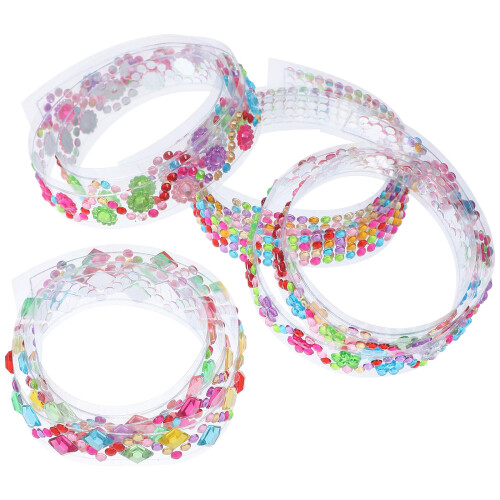 8Rouleaux De Ruban Strass Autocollant Pour Embellissement 1