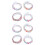 8Rouleaux De Ruban Strass Autocollant Pour Embellissement 7