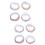 8Rouleaux De Ruban Strass Autocollant Pour Embellissement 9