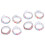 8Rouleaux De Ruban Strass Autocollant Pour Embellissement 6