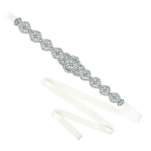 4 Pcs Sash Wedding Delicate Belt Bridesmaid Women'S 2