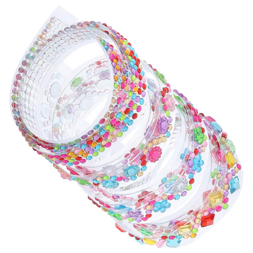 8Rouleaux De Ruban Strass Autocollant Pour Embellissement 2