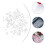 2 Pcs Flat Bottom Round Patch Resin Decors Diy Handicraft Supplies 8