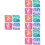 4 Count Square Origami Paper Colored Folding Diy Foldable Child 6