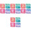 4 Count Square Origami Paper Colored Folding Diy Foldable Child 3